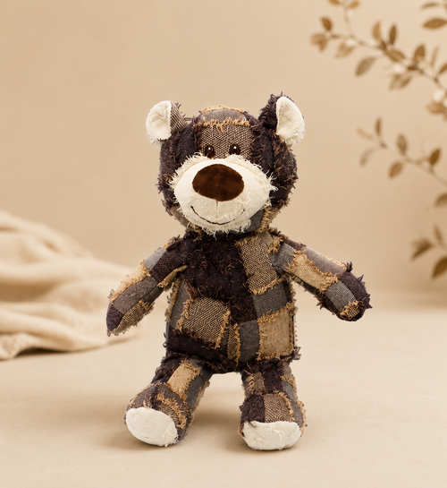 SnuggleNest™ Pup Bears | Soft Plush Squeaky Dog Toy
