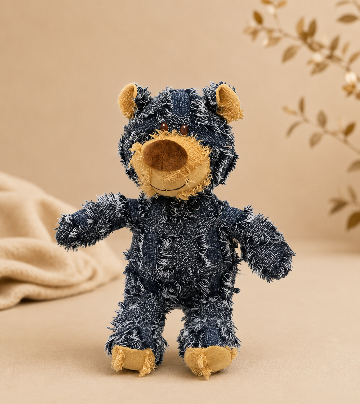 SnuggleNest™ Pup Bears | Soft Plush Squeaky Dog Toy