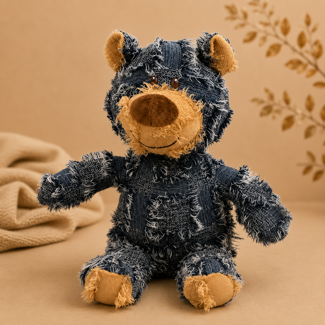 SnuggleNest™ Pup Bears | Soft Plush Squeaky Dog Toy